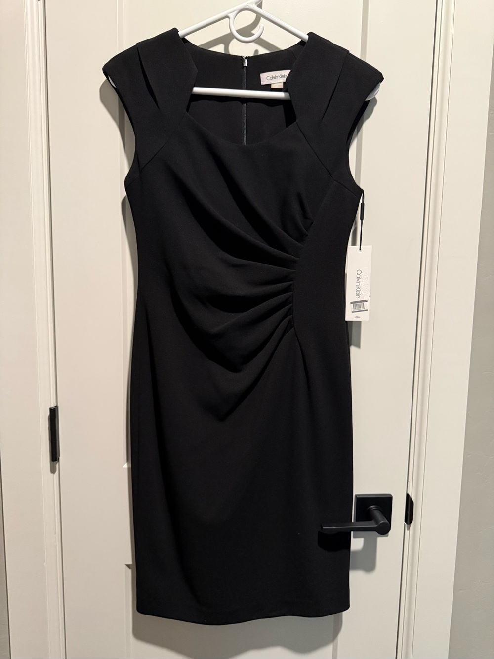 Calvin Klein NWT Black Sheath Dress